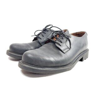 Banana Republic Mens Size 9.5 Black Leather Lace-Up Oxford Shoes